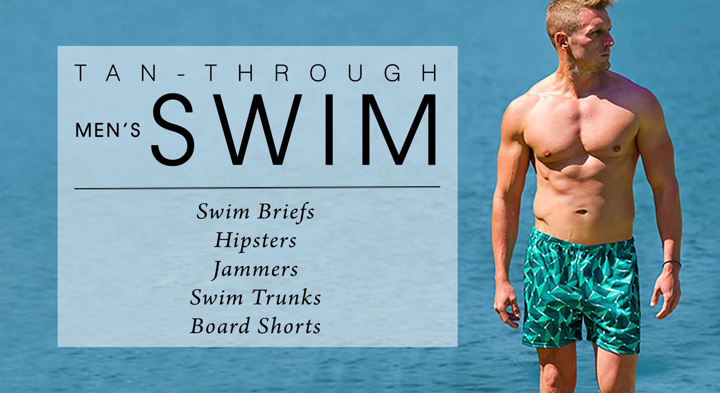 Shop Men's Tan Through Swimwear | Swim Trunks, Board Shorts, Surf Shorts