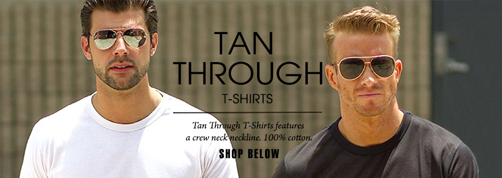 tan through t shirt banner